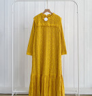 JESSILA DRESS / MUSTARD // DRESS BROKAT IMPORT