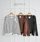 JINNIE KNIT OUTER / CARDIGAN STRIPES