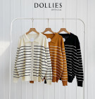 KALIDA STRIPES TOP / CARDIGAN KNIT SALUR