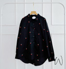 KAMISA SHIRT / KEMEJA WANITA BORDIR CHERRY