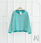 KANIRA STRIPES OUTER/CARDIGAN KNIT