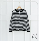 KANIRA STRIPES OUTER/CARDIGAN KNIT