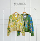 KARNILA OUTER / CARDIGAN KNIT MOTIF