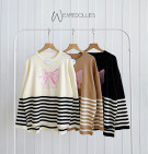 KATERA KNIT BLOUSE / KNIT BLOUSE POLOS MIX SALUR PITA