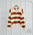 KEVIA STRIPES TOP / ATASAN KNIT PREMIUM