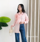 KEYRA SHIRT / KEMEJA WANITA MIX BUNGA PRISKET