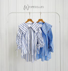 KLAY SHIRT / KEMEJA STRIPES KERAH SAILOR