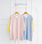 KLURA STRIPES TOP / KAOS OVERSIZE