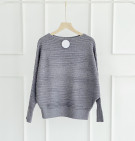 Knitted Batwing Blouse