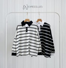 KOA STRIPES TOP / ATASAN KAOS STRTIPES BERKERAH