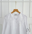 LACE WHITE TOP / ATASAN KERAH LACE BROKAT