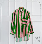 LARA SHIRT / KEMEJA STRIPES BESAR