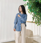 LAUREN SHIRT / ATASAN DENIM WANITA