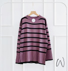 LAVANYA STRIPED BLOUSE / ATASAN RAJUT GARIS