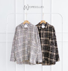 LIENA SHIRT / KEMEJA FLANEL TWEED