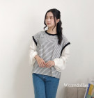 LINEA STRIPES BLOUSE / ATASAN BLOUSE MIX KATUN