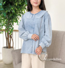 LIPIE DENIM SHIRT / ATASAN DENIM POLOS