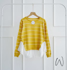 LISA BLOUSE / ATASAN KNIT STRIPES