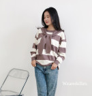 LOONY KNIT SWEATER / SWEATER KNIT MIX VEST