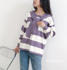 LOONY KNIT SWEATER / SWEATER KNIT MIX VEST