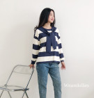 LOONY KNIT SWEATER / SWEATER KNIT MIX VEST