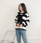 LOONY KNIT SWEATER / SWEATER KNIT MIX VEST