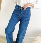 LOOSE PANTS / CELANA DENIM KULOT HIGHWAIST