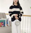 LOZA KNIT TOP / STRIPES KNIT PREMIUM