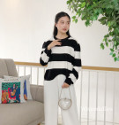 LOZA KNIT TOP / STRIPES KNIT PREMIUM