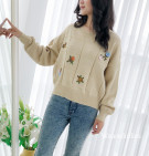 LYRA FLORA SWEATER / SWEATER KNIT BORDIR BUNGA