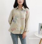 MAULA SHIRT / KEMEJA BORDIR WANITA