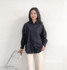 MELISA SHIRT / KEMEJA WANITA OVERSIZE BORDIR