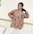 MERBY BLOUSE / BLOUSE IMPORT MOTIF BUNGA