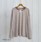 MESSA STRIPES TOP / ATASAN BLOUSE KAOS SALUR BASIC