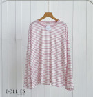 MESSA STRIPES TOP / ATASAN BLOUSE KAOS SALUR BASIC