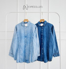 MIA DENIM SHIRT / ATASAN DENIM OVERSIZE