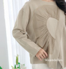 MINOSA BLOUSE / BLOUSE WANITA RUFFLE ORGANZA