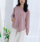 MINOSA BLOUSE / BLOUSE WANITA RUFFLE ORGANZA