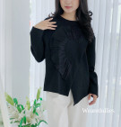 MINOSA BLOUSE / BLOUSE WANITA RUFFLE ORGANZA