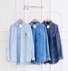 MISHALL DENIM SHIRT / KEMEJA DENIM