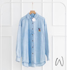 MISHALL DENIM SHIRT / KEMEJA DENIM