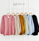 MIZEA BATWING TOP / ATASAN BASIC LENGAN BALON