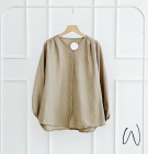 MIZEA BATWING TOP / ATASAN BASIC LENGAN BALON