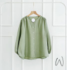 MIZEA BATWING TOP / ATASAN BASIC LENGAN BALON