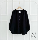 MIZEA BATWING TOP / ATASAN BASIC LENGAN BALON