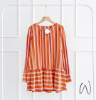 NARAYA STRIPES BLOUSE / ATASAN STRIPES