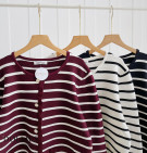 NEZIRA KNIT TOP / CARDIGAN KNIT MOTIF STRIPES