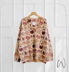 NITA KNIT OUTER / CARDIGAN KNIT MOTIF