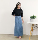 OREL DENIM SKIRT / ROK DENIM LINE-A