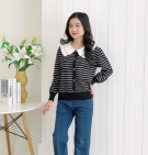 POSY TOP / ATASAN KNIT KERAH LAYER